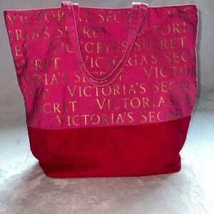 VICTORIA’S SECRET Pink, Red & Gold Tote/Bag